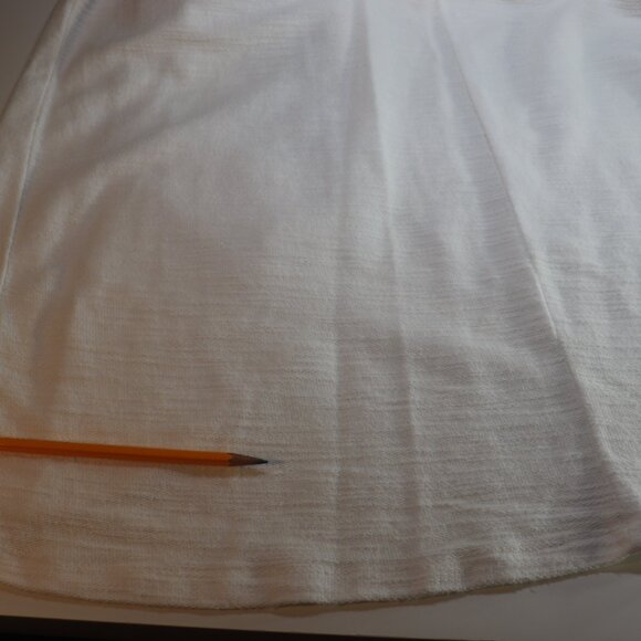 Chicos Zenergy Blue WhiteFloral Embroidered Open Floral Jacket Sweater Size 3 XL - Picture 13 of 16